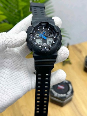G SHOCK GA 110 BLACK BLUE