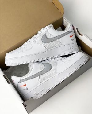 Nik_e Airforce 1 White Double Swoosh