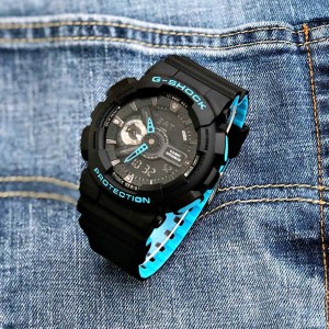 G SHOCK GA 110 BLACK BLUE