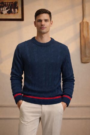 Gucc_i Signature Sweatshirt Navy