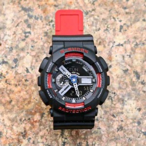 G SHOCK GA 110 red black