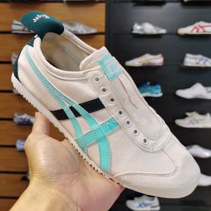 Onitsuk Tiger Slip on teal Green Mens Fix