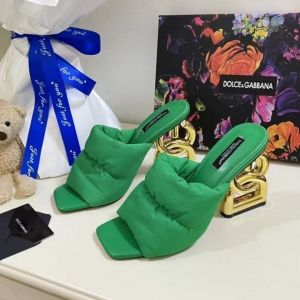 Dolce_&_Gabbana_D&G_High_heel_Gold_Clothes_Sandals_With_OG_Box_&_Carry_Bag_(Green-1049)
