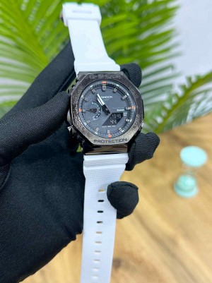 G SHOCK GA 2100 BLACK WHITE