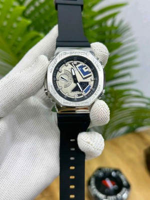 G SHOCK GA 2100 SILVER GREY BLUE