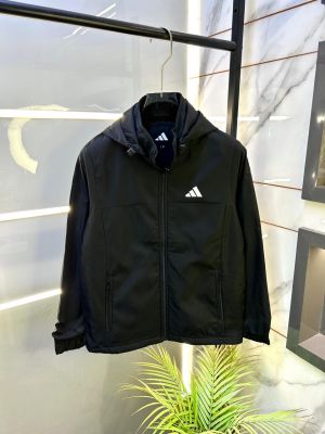 Adida s Imported Black Super Premium Wind Shetter Jacket F3310-BL