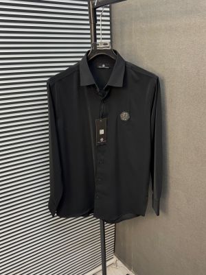 _PHILIPP_PLEIN_BLACK_100%_IMPORTED_STONE_WORK_VERY_PREMIUM_SHIRT_395