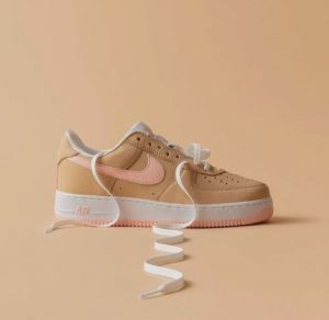 Nik ee Air force 1 Linen 1st Leather