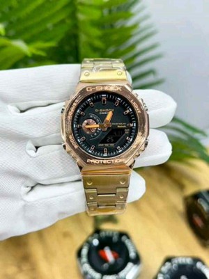 G shock GM 2100 steel rose gold