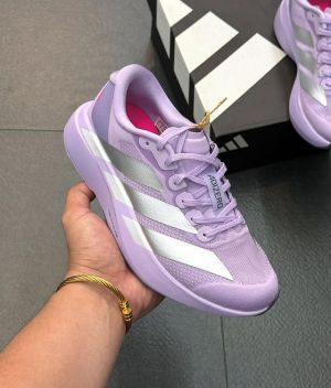 adiddas Running Adizero EVO SL trainers in purple and silver