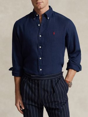 RALPH LAUUREN IMPORTED TRENDING CODE ROY SHIRT NAVY BLUE