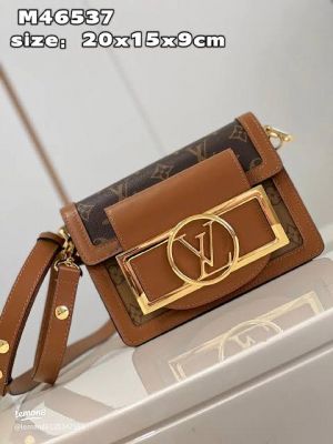 Louis_Vuitton Premium Quality Dauphin Shoulder Bag Double Og Box And Dust Bag 