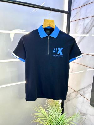 Arman_i Exchange Navy Polo Premium Collar Neck T-shirt F2994-N2