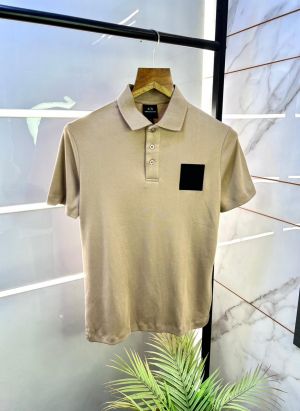 Arman_i Exchange Beige Polo Premium Collar Neck T-shirt F2994-BE1