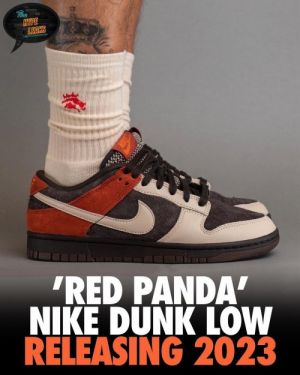 Dunk Low Red panda Suede Semi ua 