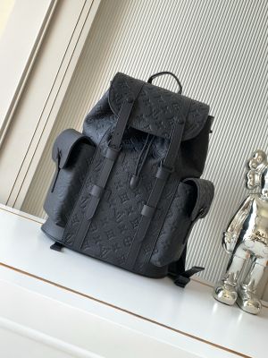Louis_Vuitton_Christopher_MM_Backpack_Monogram_Eclipse_Premium_Leather_Unisex_Black_Flower_Embossed_M55699