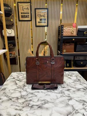 Mont blanc Polished Premium Quality Laptop Bag  (F1967-5 Khaki)