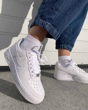 Nik e airforce 1 pure white leather Premium Quality For Men s And Women s