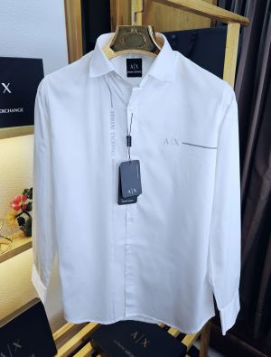 Ax Shirts Side Logo white M93-W