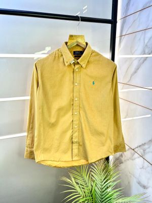 Ralph_Lauren Polo Beige Premium Corduroy Shirt F3058-BE2