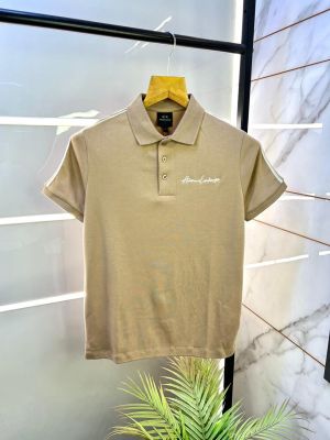 Arman_i Exchange Beige Polo Premium Collar Neck T-shirt F2994-BE2