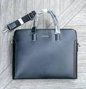 Prad_a premium quality laptop bag with strap (Black PL2050-5)