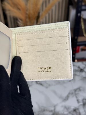 Goyar_d Classic Monogram Bi-Fold Wallet With Box (Coffee-60223)