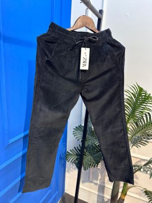 ZAR A PREMIUM CORDROY LOWER BLACK 1225