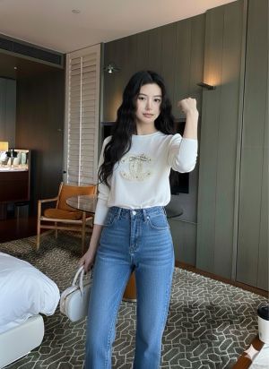 Chane l Sweat Shirt White S23-W