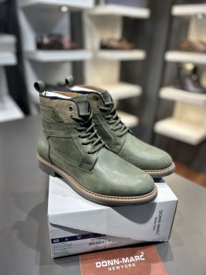 Donn-Marc 100% Geniune Leather Boot Green-117