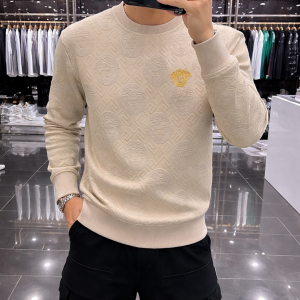 Versace Chest Logo Full Monogram Sweatshirt 