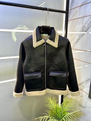 Zar a Imported Black Leather Super Premium Zipper Jacket F3276-B2