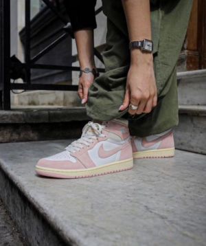 Ni kee air jordan 1 high washed pink semi ua