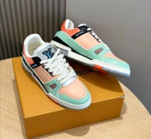 Louiss Vuitton Trainer Multi Orange sneakers