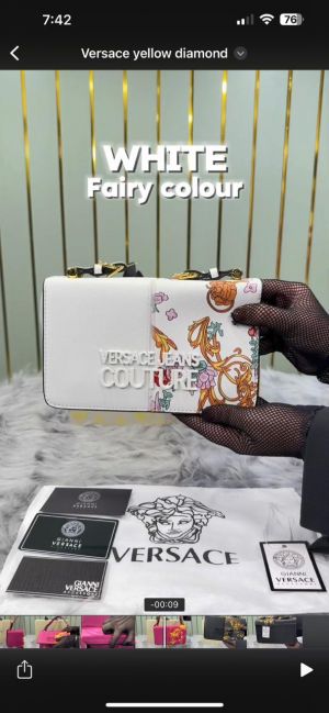 Versace Barocco Printed Icon Small Shoulder Bag 