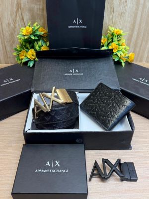 AIX_2 Buckle Belt & wallet Combo C434