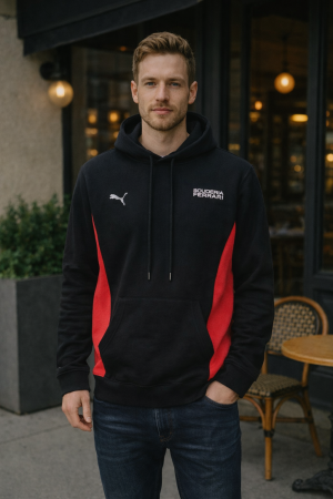 Ferrar i Mens Hoddie Black K167-B