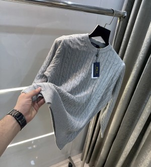 Ralph Lauren Grey Knitted Pullovers