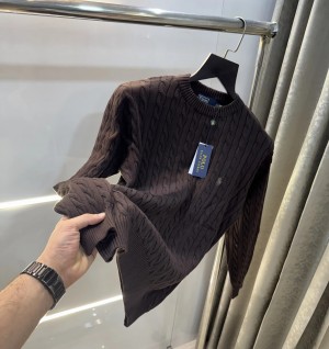 Ralph Lauren Brown Knitted Pullovers