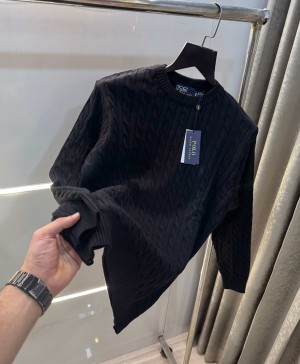 Ralph Lauren Black Knitted Pullovers