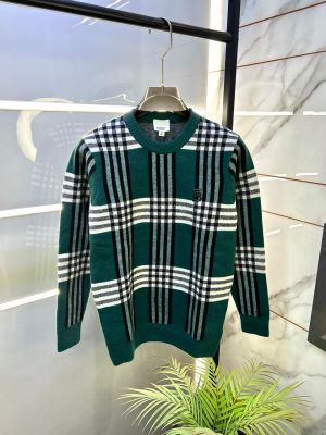 Burberr y Green Knitted Imported Premium Sweatshirts F3340-GR