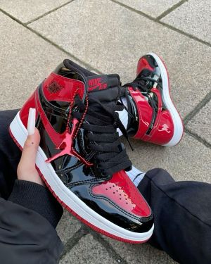 Nik.e Air Jordan 1 high Bred Pattern Semi UA