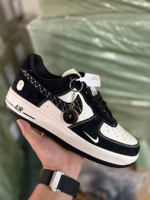 Airforce 1 bape Black White 