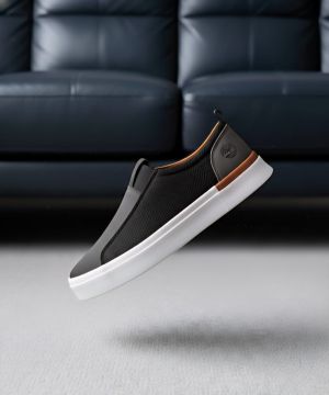 TIMBERLAN.D SLIP ON SNEAKER BLACK GREY