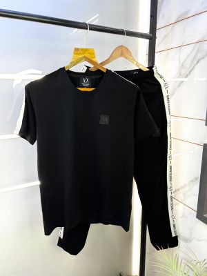 Arman_i Exchange Imported Black Super Premium Track Suit With Brand Carry Bag F2633-BL