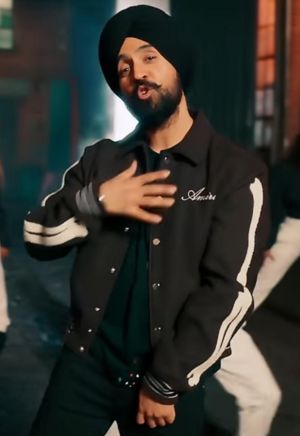 Amir i Bones Imported Super Premium Black Varsity Jacket F2113-BL