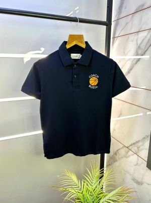 Coac h Navy Premium Collar Neck Polo T-shirt F2993-NY