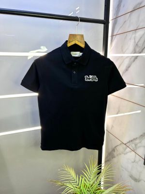 Coac h Black Premium Collar Neck Polo T-shirt F2993-B2