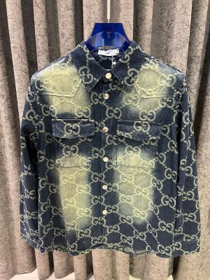 GUCC_I IMPORTED STORE ARTICLE DENIM SHIRT