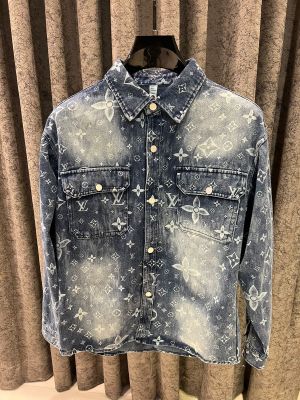 Louis Vuitto-n IMPORTED STORE ARTICLE DENIM SHIRT 